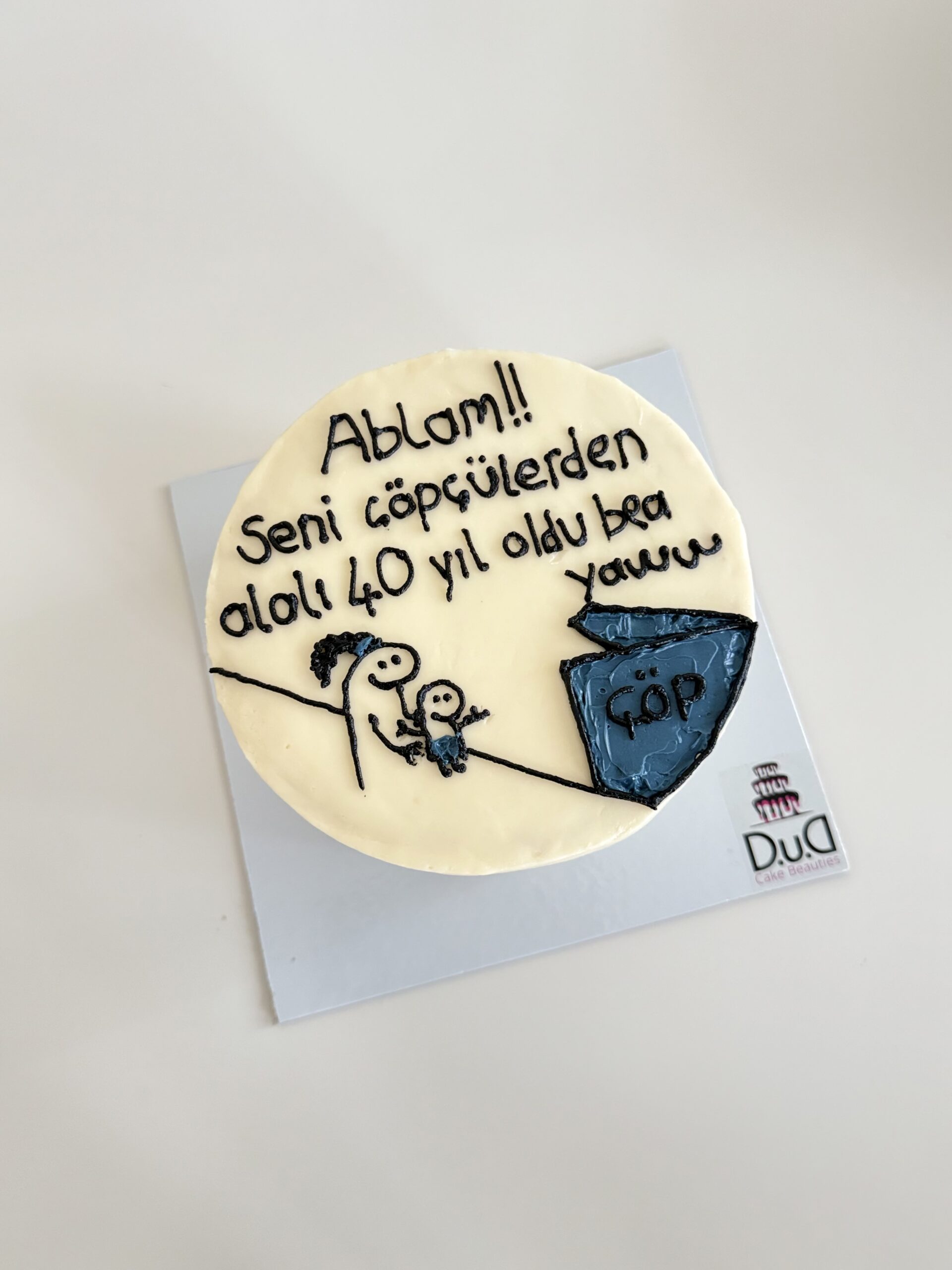 Çizim ve Karikatür Konseptli Butik Pasta – Kişiye Özel Eğlenceli Tasarımlar - Görsel 2